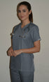 Women's 2-Pocket Mock Wrap Scrub